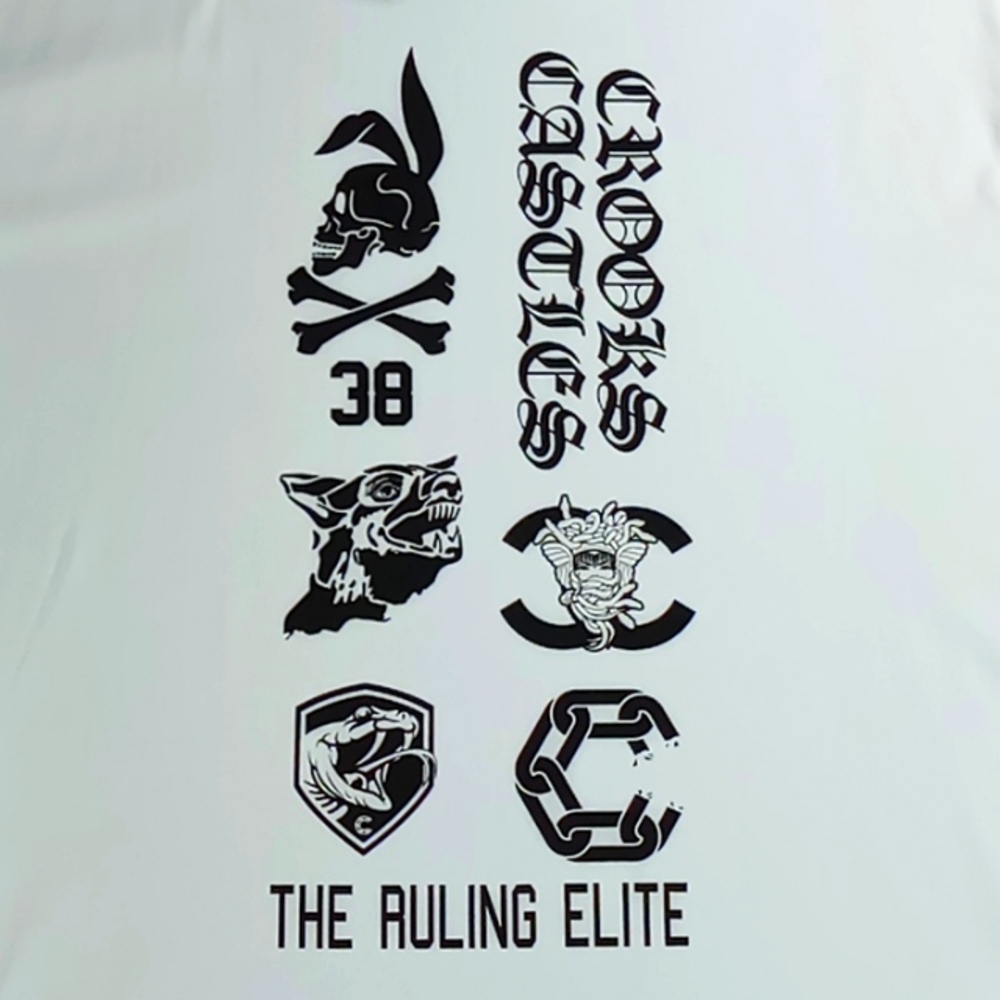 Crooks & Castles Men's Short Sleeve T-Shirt 3XL 100% Cotton